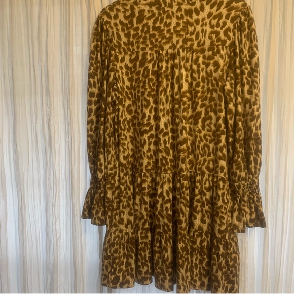 Jude Connally Tammi Lux Leopard print Stretch dress XXL - Picture 3 of 8